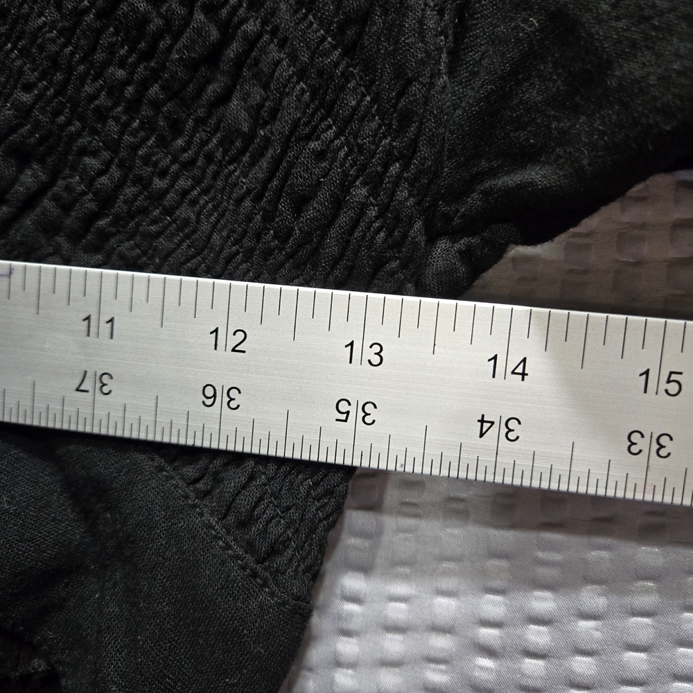 Free People Black Cut Out Smocked Back Maxi Dress - Picture 16 of 16